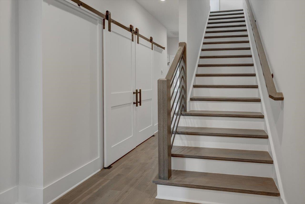 749 Willard Street, Unit 7 Durham, NC 27701 - Photo 23 of 43 a view of entryway with wooden floor