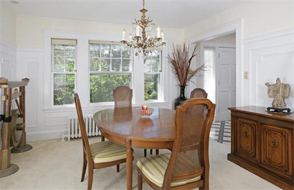 59 Stuart Road Newton, MA 02459 - Photo 3 of 5 a view of a dining room with furniture window and outside view