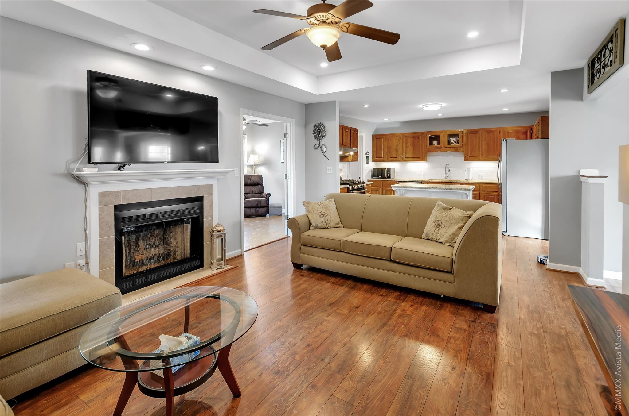800 Blakemore Road Dickson, TN 37055 - Photo 13 of 28 a living room with furniture and a fireplace