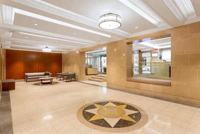 a front view of a building