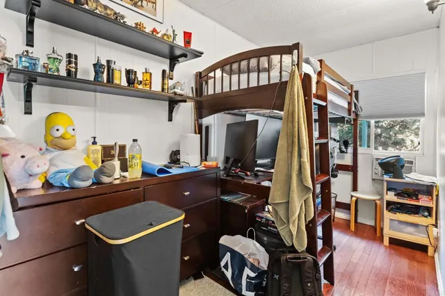 a work place with table and chairs