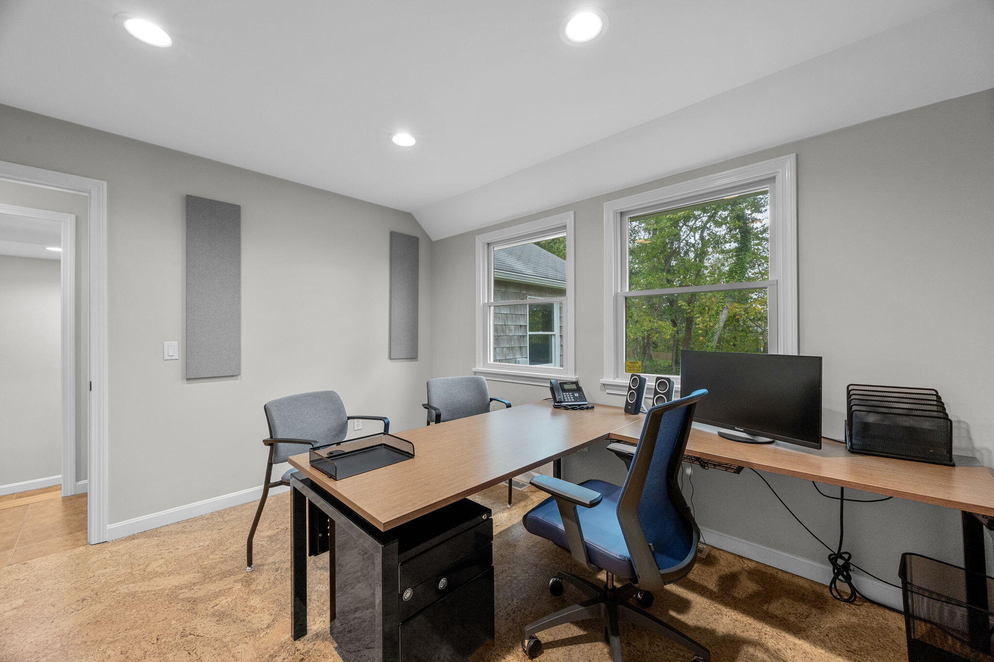 29 West Road Orleans, MA 02653 - Photo 18 of 27 a view of a workspace with furniture and a window