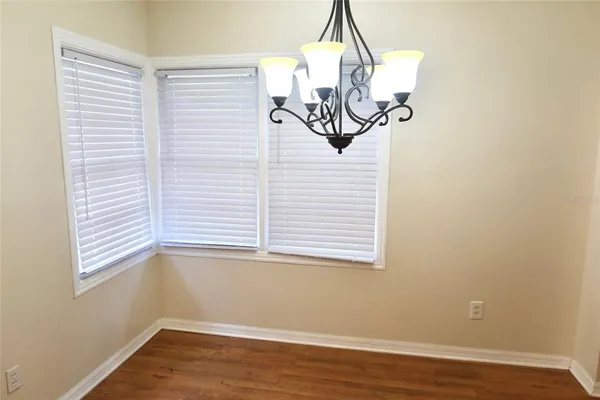 a view of a window in a room
