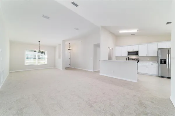 a view of an empty room