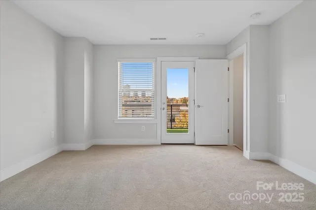 a view of a balcony with outdoor space