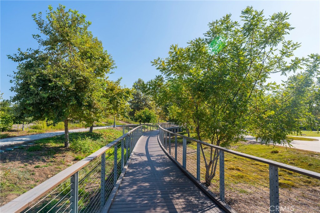 121 Baluster Irvine, CA 92618 - Photo 54 of 80 a view of a wooden bridge