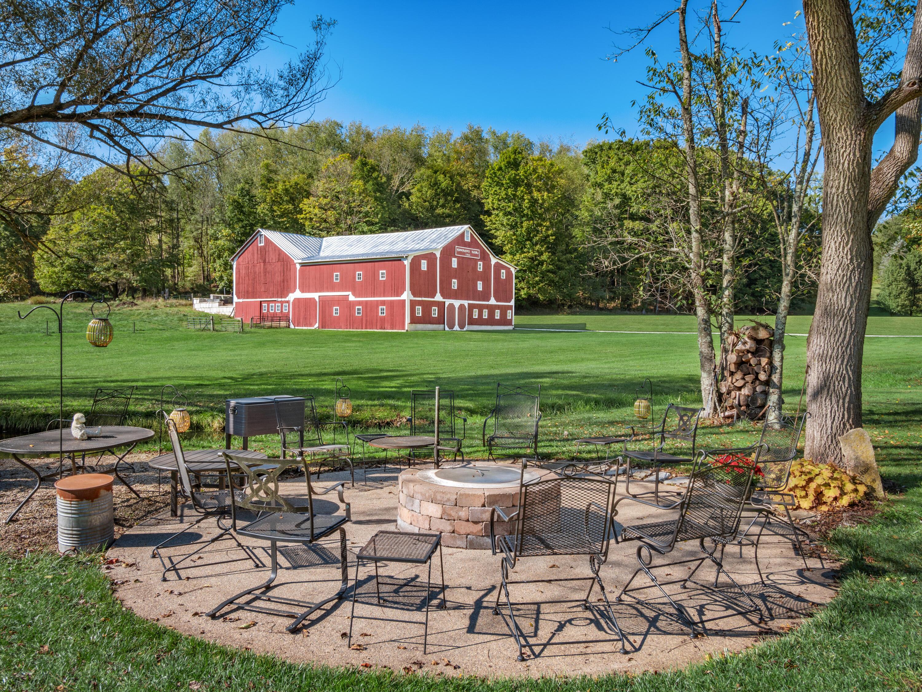 4310 Andrews Road Bellville, OH 44813 - Photo 35 of 43 Firepit, Yard and Barn