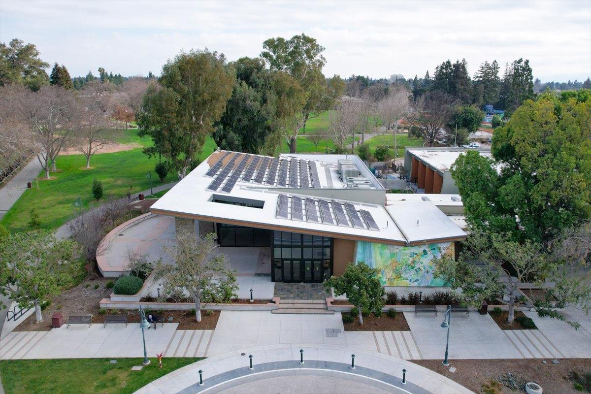 324 Cherokee Loop Mountain View, CA 94043 - Photo 54 of 62 a view of a house with pool and garden