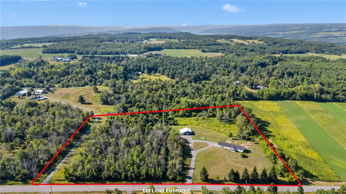 3425 County House Road Jerusalem, NY 14527 - Photo 2 of 50 Estimated Lot Line