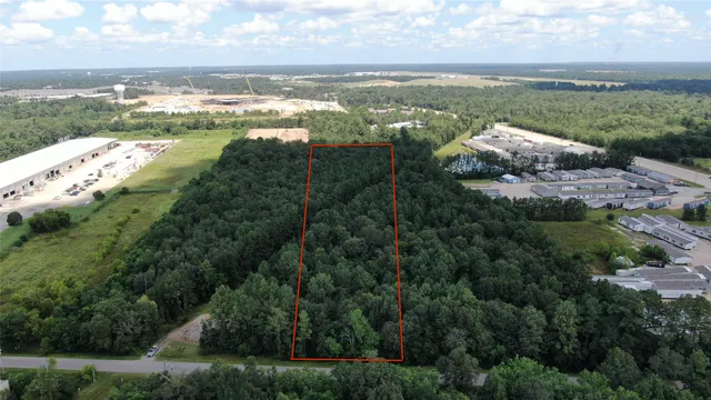 a view of lake with lots of trees