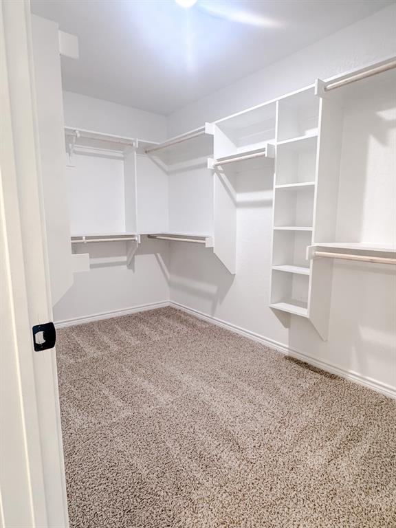 1008 East Bradshaw Road Springtown, TX 76082 - Photo 7 of 8 a view of walk in closet with empty racks