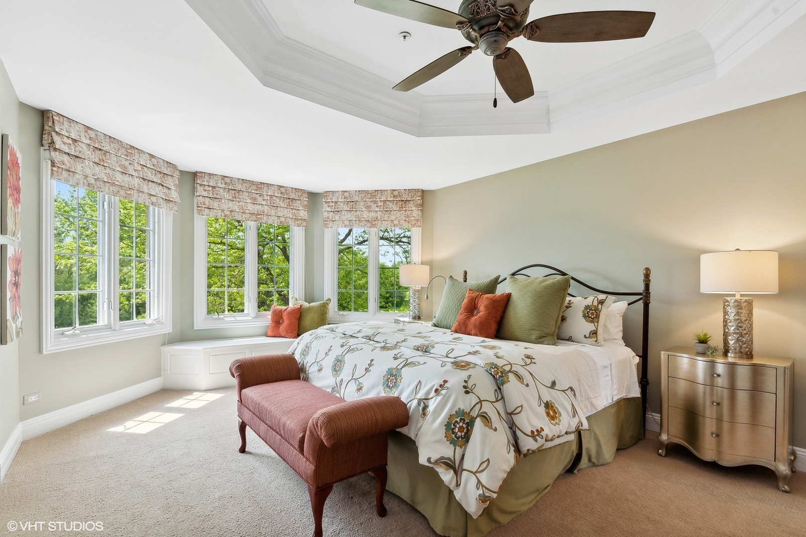 4454 Kettering Drive Long Grove, IL 60047 - Photo 25 of 49 a bedroom with a bed couch and window