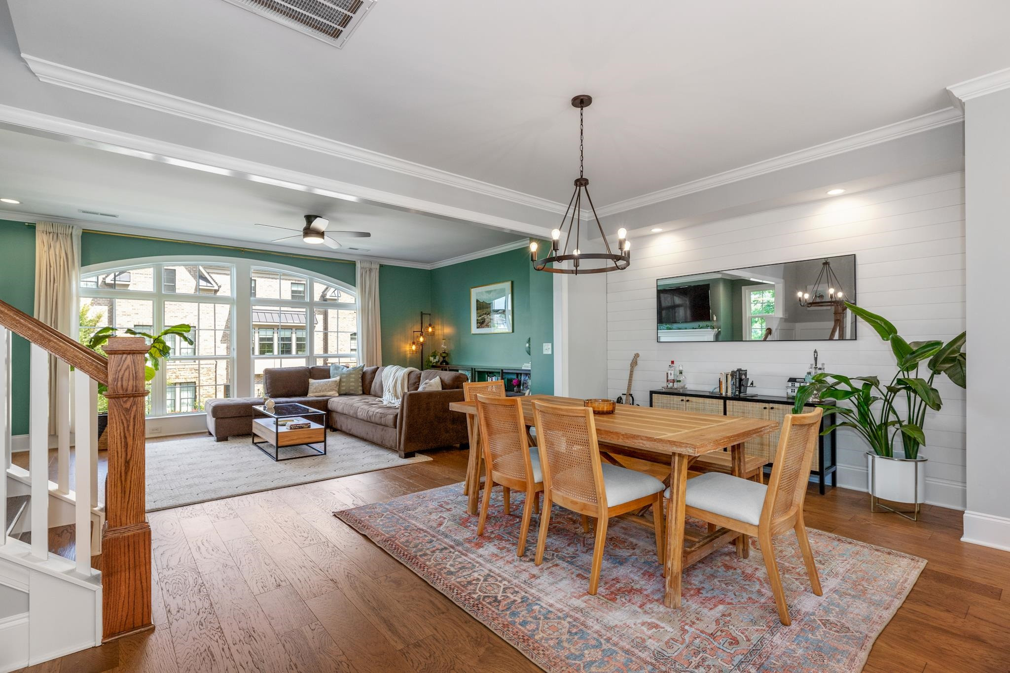1611 Wooster Street Raleigh, NC 27607 - Photo 14 of 34 a view of a dining room with furniture window and wooden floor