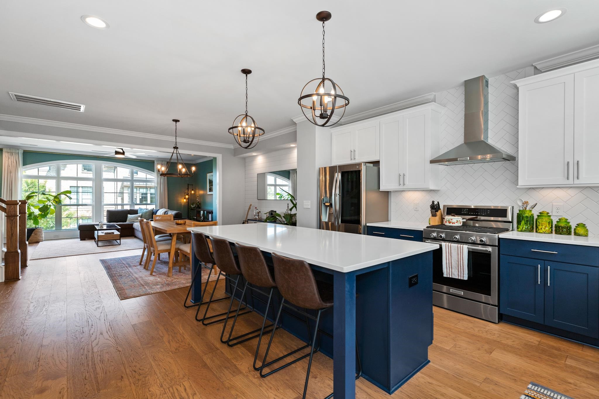 1611 Wooster Street Raleigh, NC 27607 - Photo 9 of 34 a large kitchen with a table and chairs