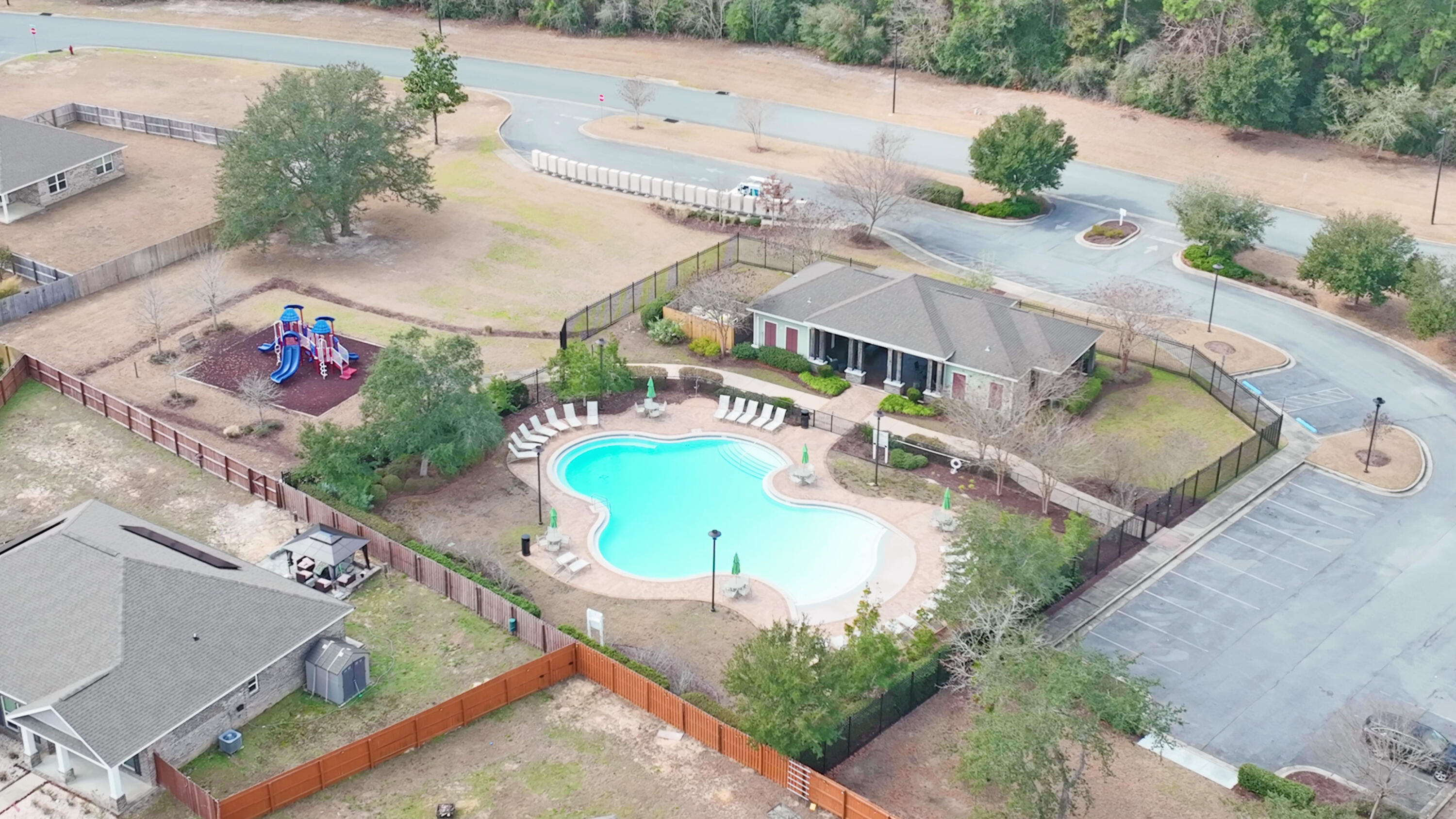356 Merlin Court Crestview, FL 32539 - Photo 5 of 70 an aerial view of a house with a swimming pool