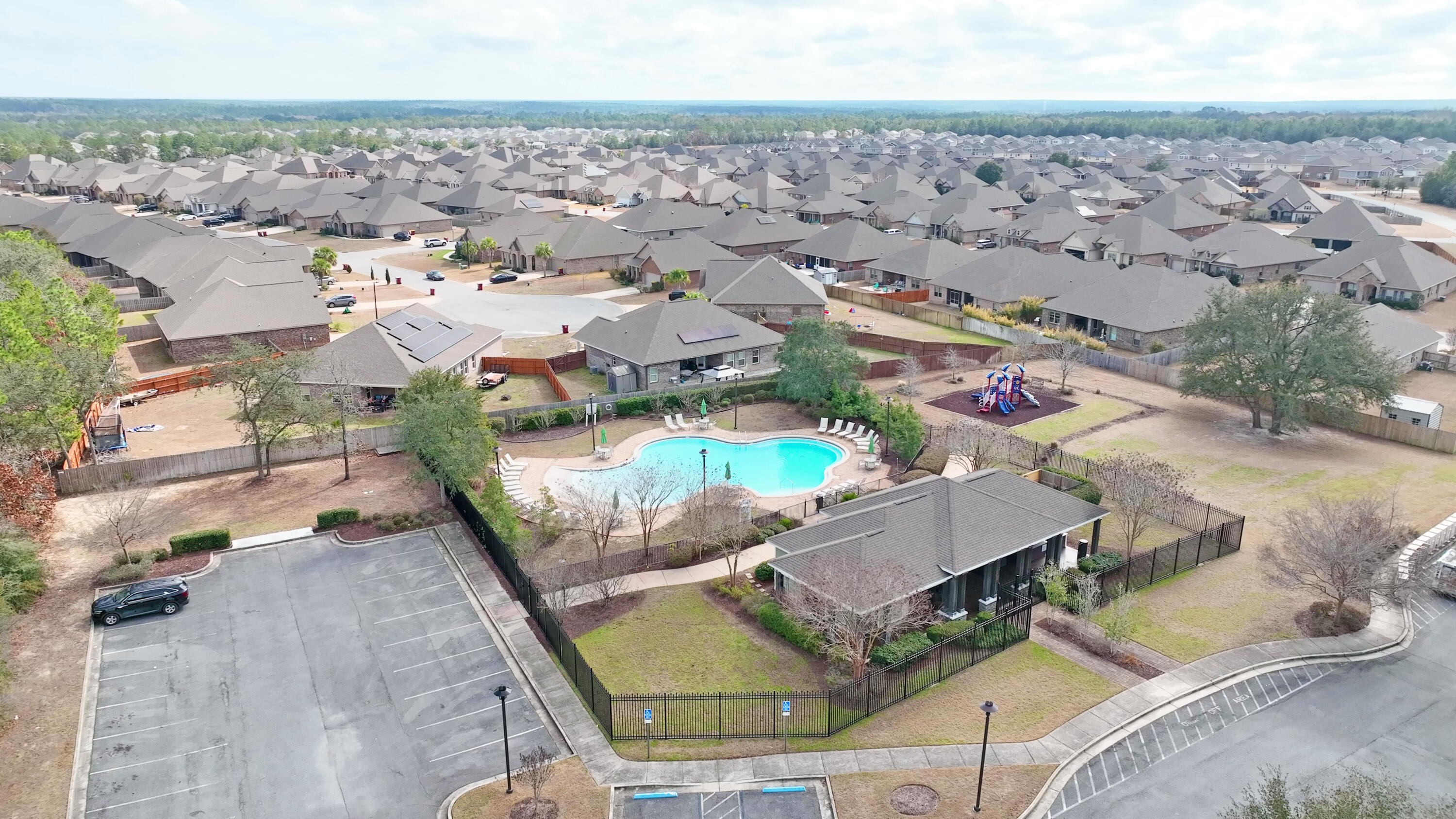 356 Merlin Court Crestview, FL 32539 - Photo 7 of 70 an aerial view of residential houses with outdoor space