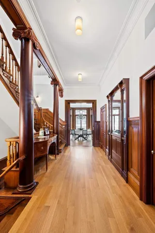 a view of a living room filled with furniture