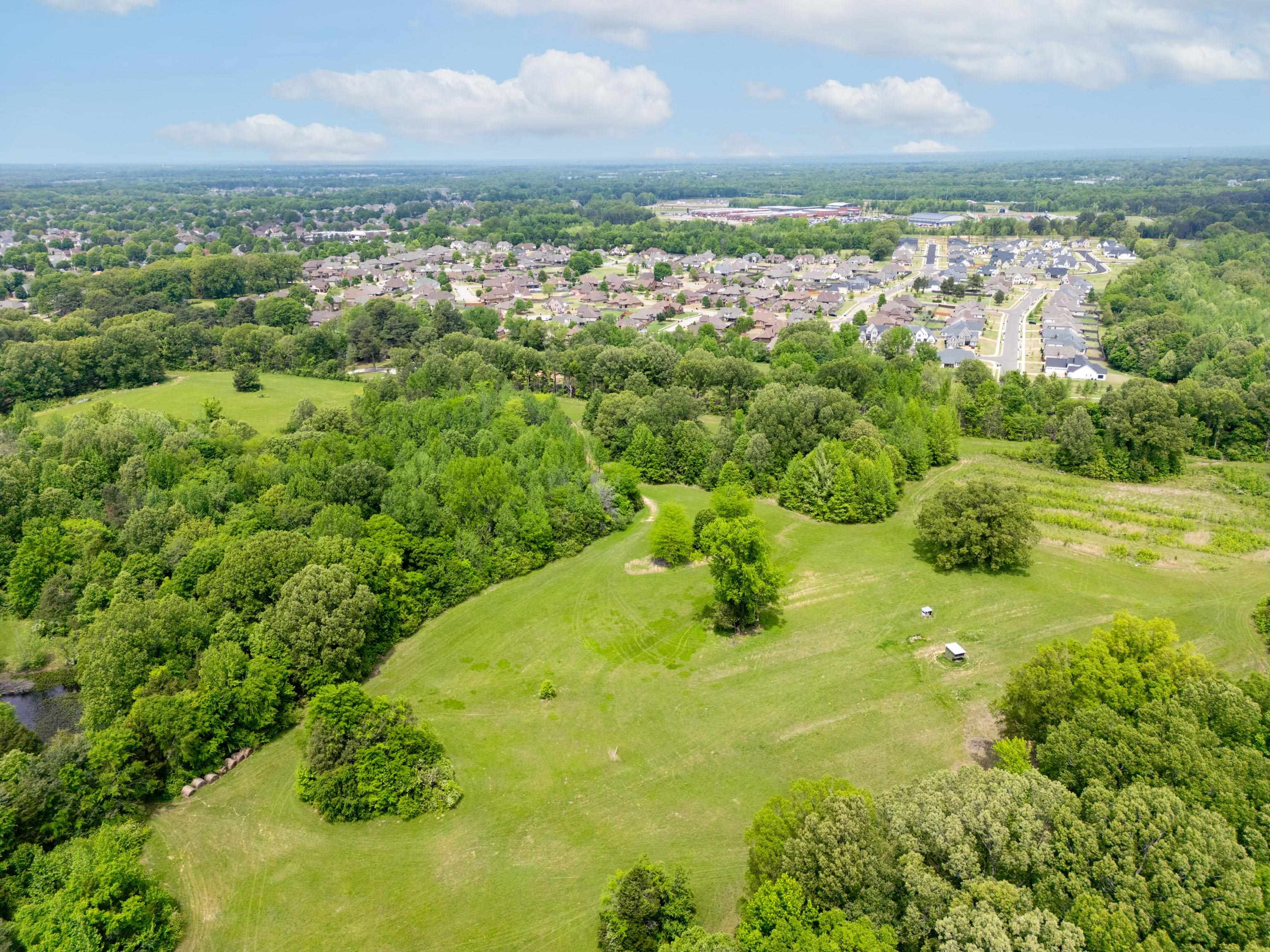 1492 Sycamore Road Collierville, TN 38017 - Photo 13 of 18 a view of a lake with a city