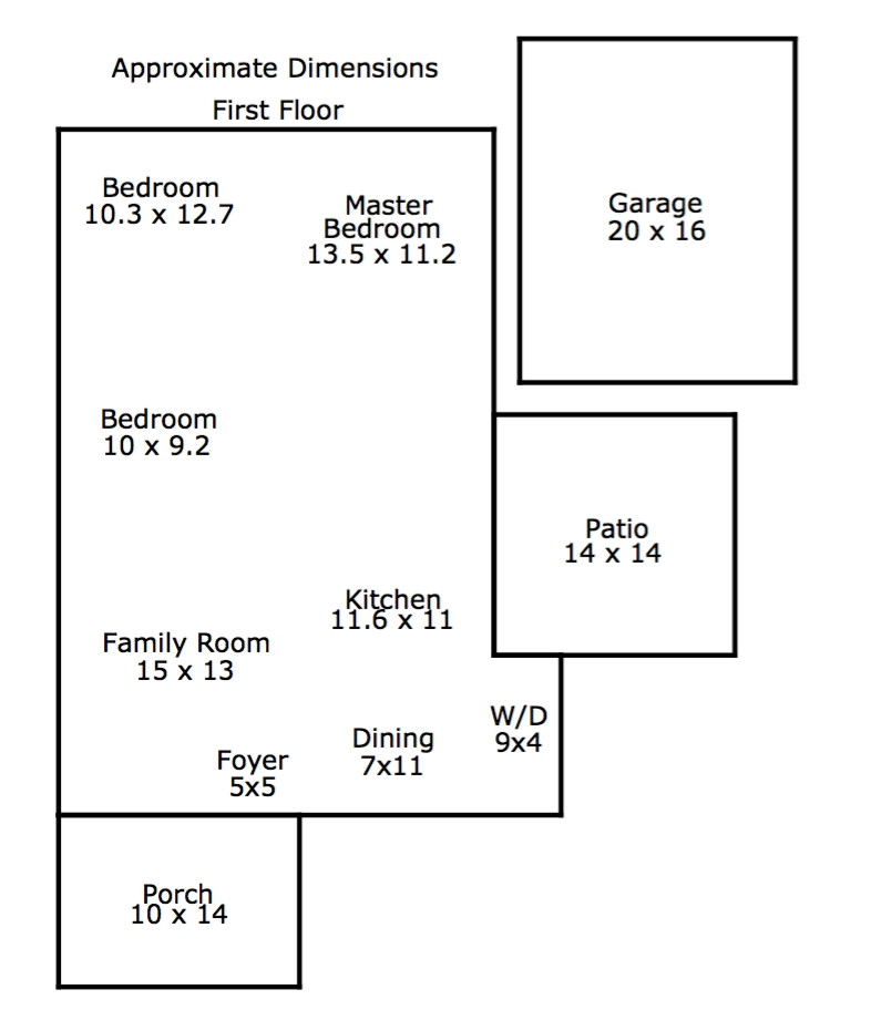 3432 Cheyenne Road Raleigh, NC 27609 - Photo 22 of 25 Building Sketch