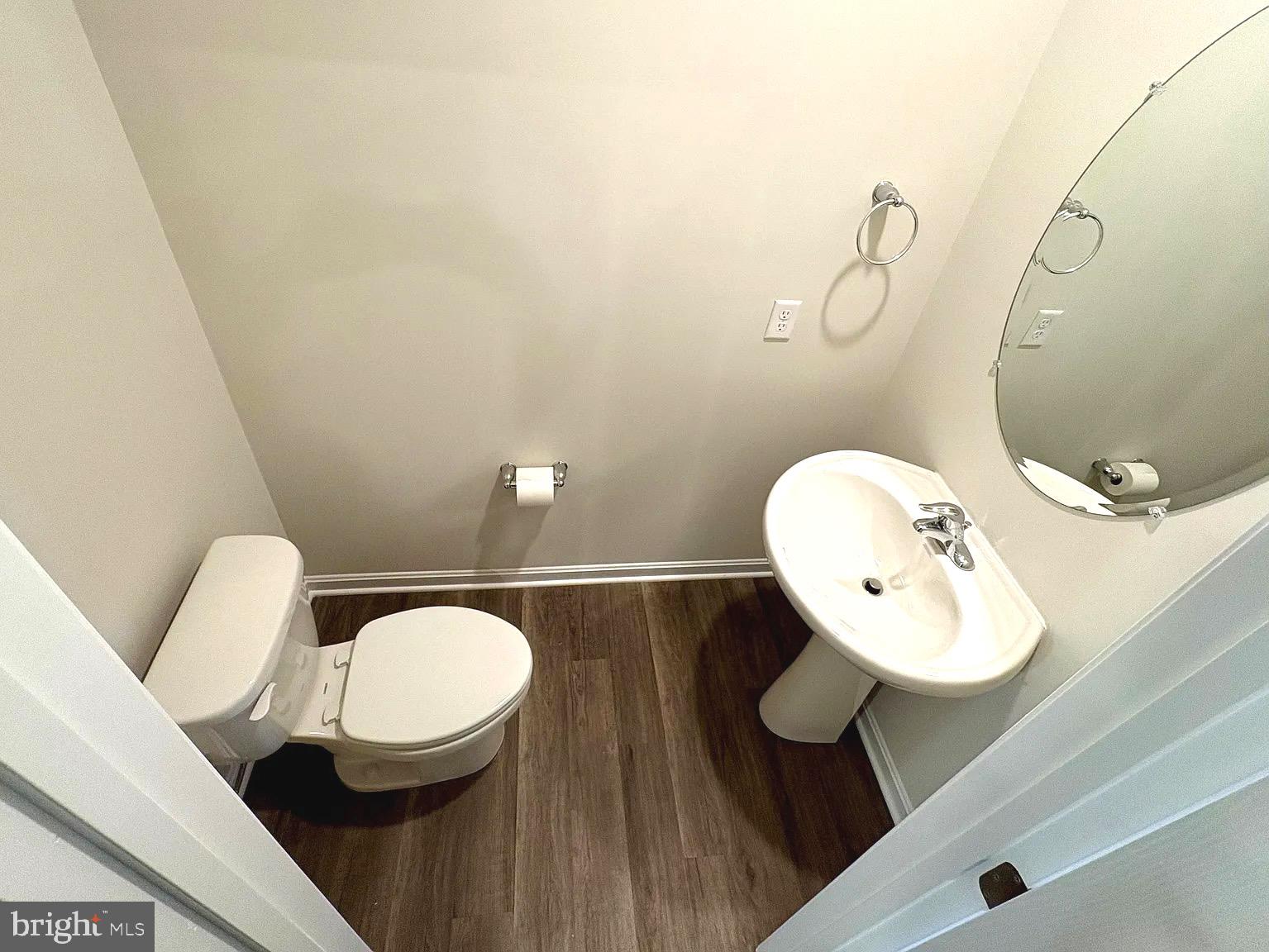 155 Rae Court Luray, VA 22835 - Photo 10 of 23 a bathroom with a toilet and a mirror