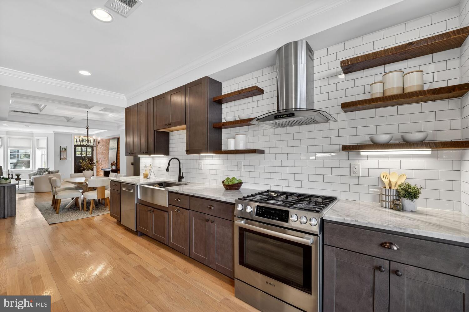 131 P Street Northwest Washington, DC 20001 - Photo 7 of 24 Sleek modern kitchen with stylish finishes.