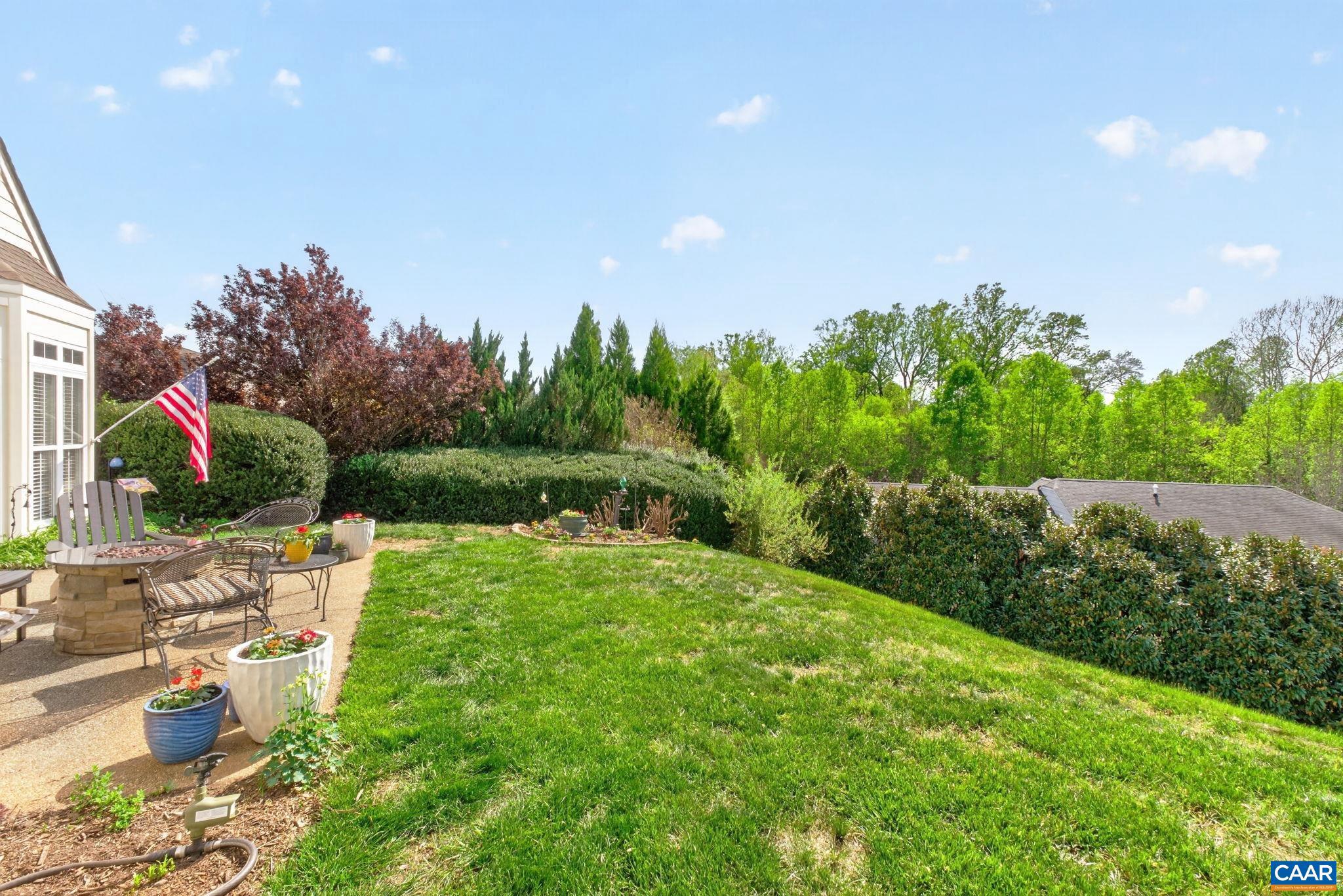 1338 Gate Post Lane Charlottesville, VA 22901 - Photo 44 of 50 a view of a backyard with sitting area