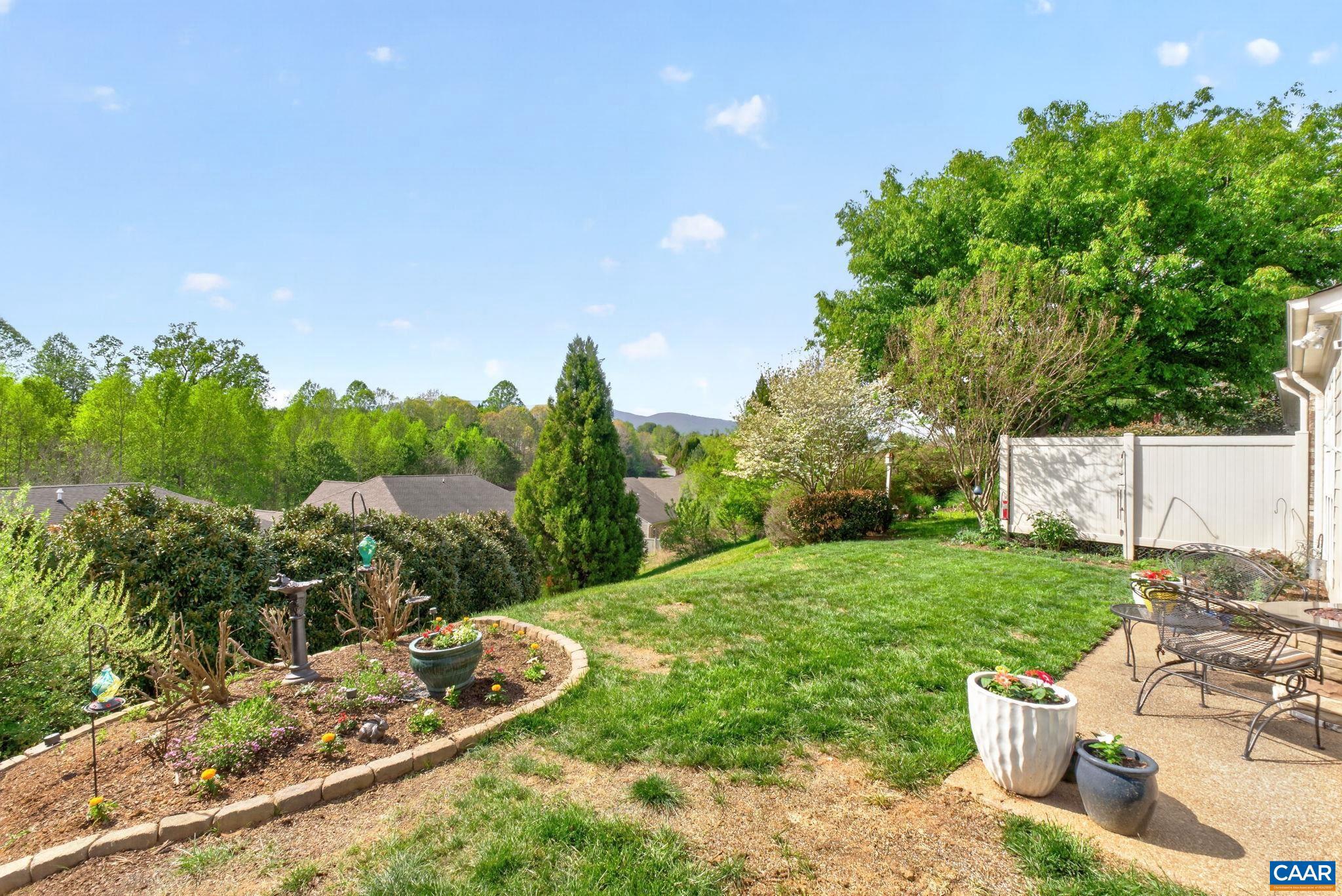1338 Gate Post Lane Charlottesville, VA 22901 - Photo 46 of 50 a view of a backyard with sitting area
