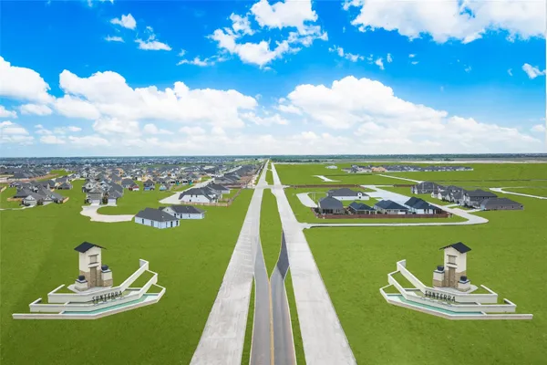 a view of a swimming pool with an outdoor seating and a garden