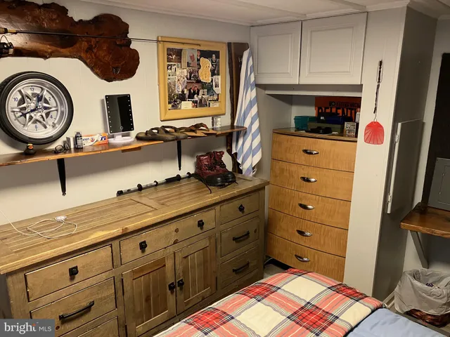 a room with storage and utility