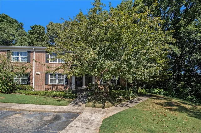 front view of house with a yard