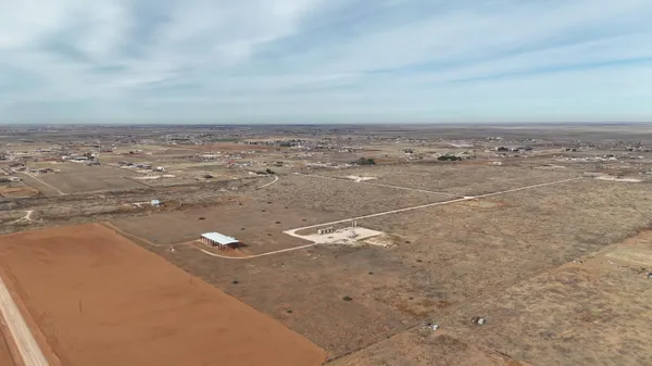 an aerial view of a ocean beach