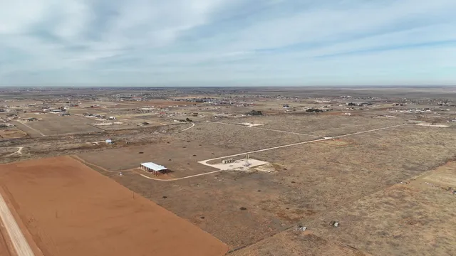 an aerial view of a ocean beach