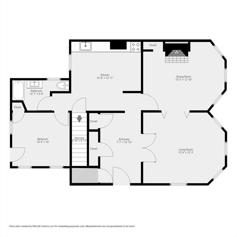 1 Copley Street Boston, MA 02119 - Photo 7 of 29 a picture of a room with a white wall and white wall