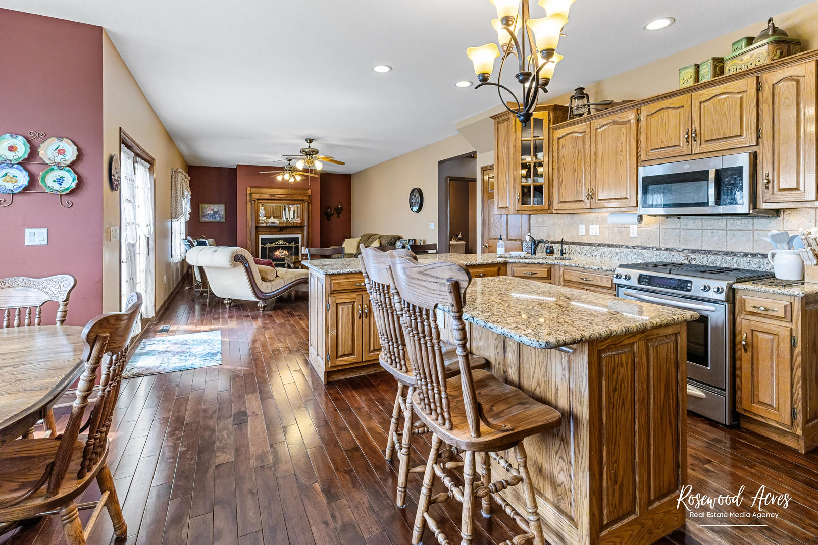 2021 Wiley Ridge Road Kankakee, IL 60901 - Photo 11 of 32 a view of a dining room with furniture window and wooden floor
