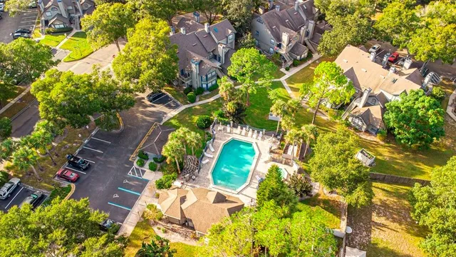 a bird view of building
