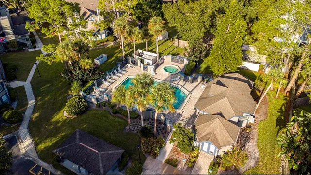a view of an outdoor space and a yard