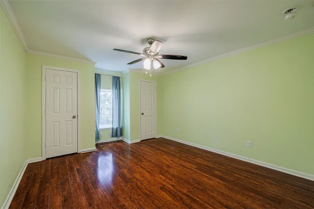 wooden floor in an empty room