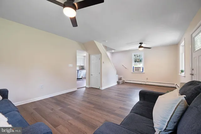a view of livingroom with hardwood floor and window