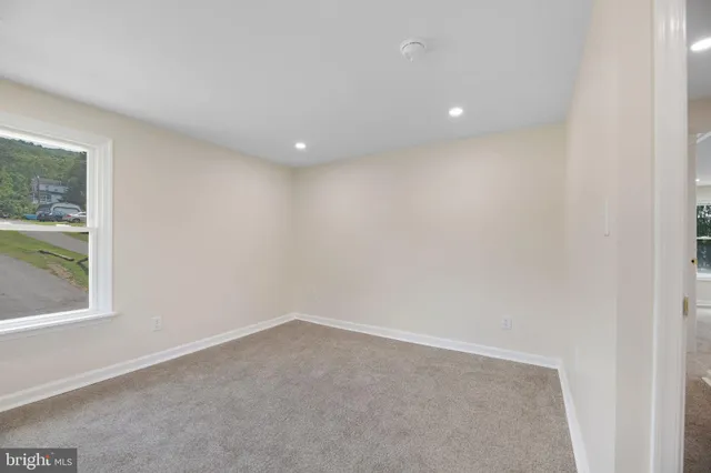 a view of empty room