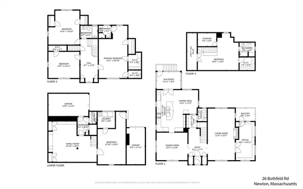$2,349,000 | 26 Bothfeld Road, Newton, MA 02459