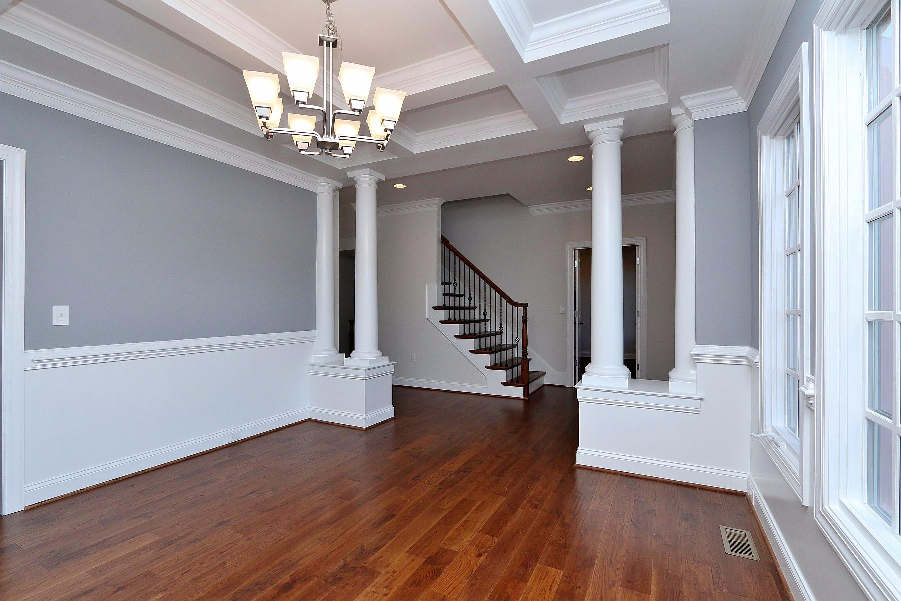 6875 Fairway Ridge Road Salem, VA 24153 - Photo 9 of 91 a view of a hallway with wooden floor and staircase