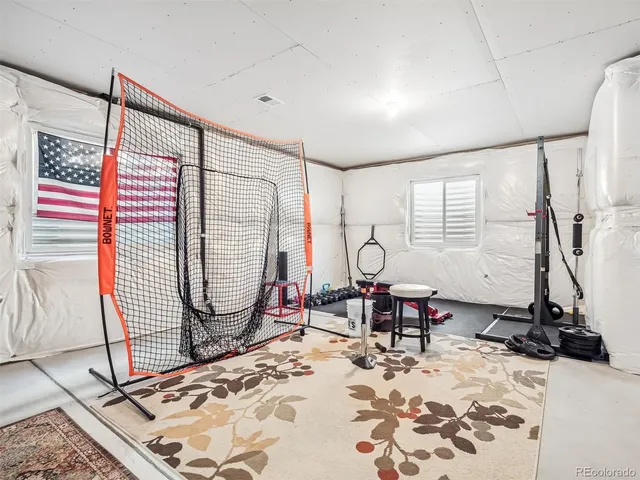 a room with musical instruments