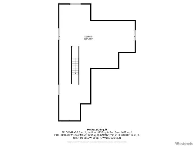 a picture of a room with a floor plan