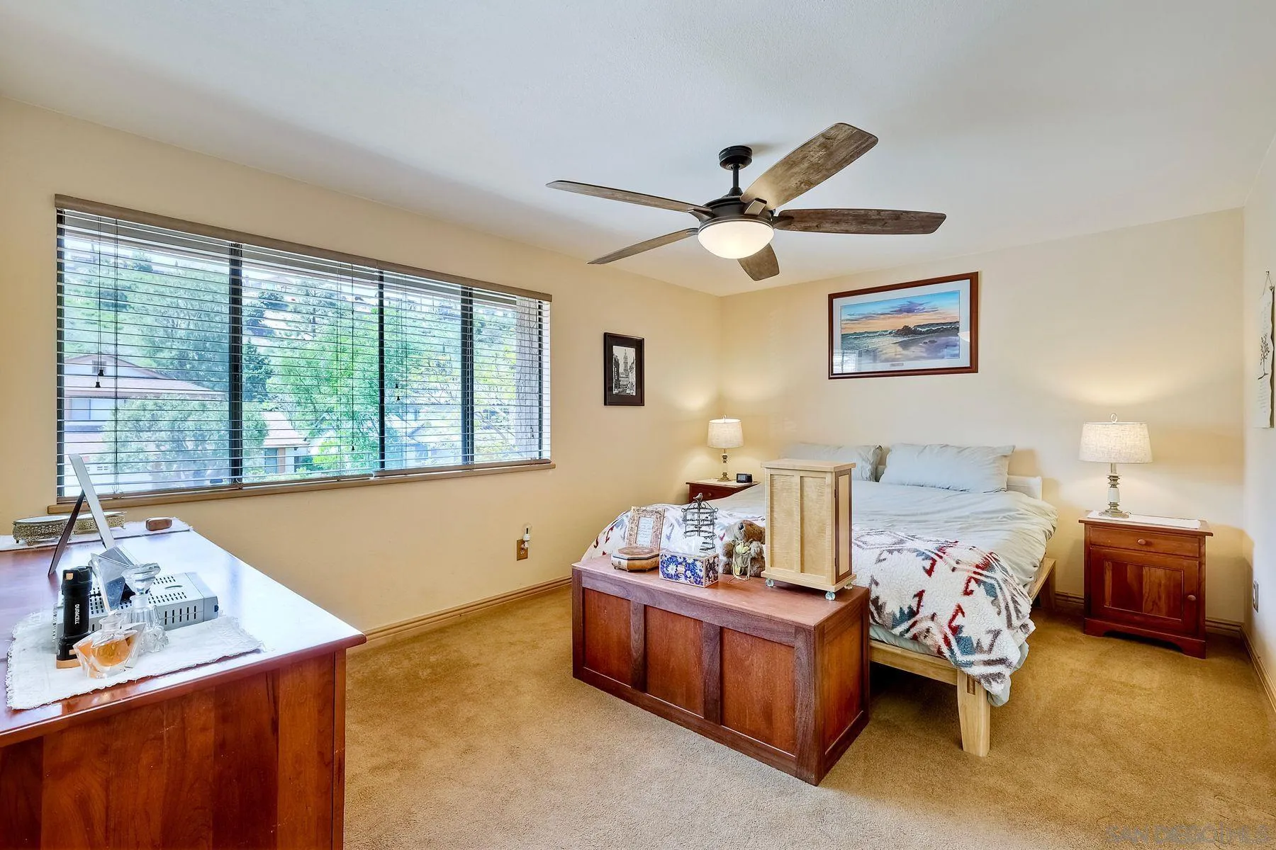 3805 Catamarca Drive San Diego, CA 92124 - Photo 18 of 59 a bed room with a bed and a window