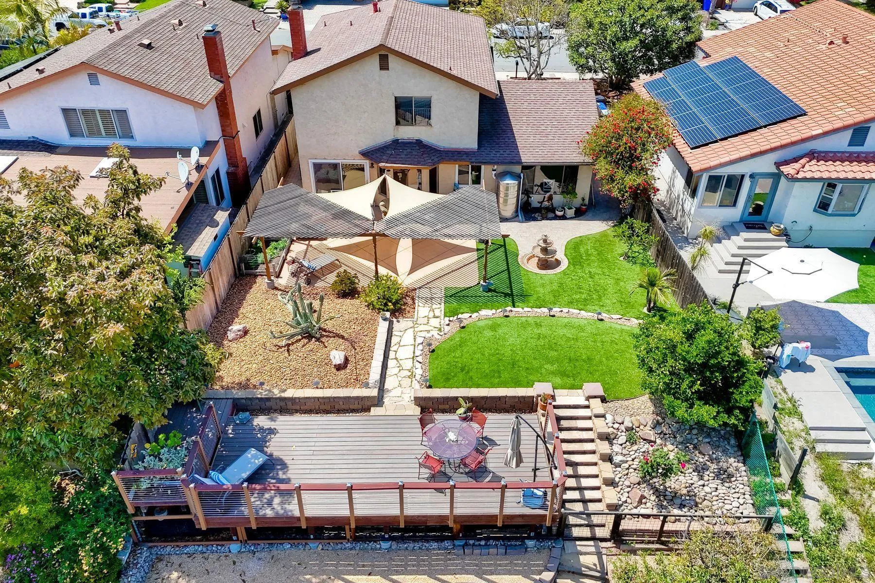 3805 Catamarca Drive San Diego, CA 92124 - Photo 37 of 59 an aerial view of multiple houses with a yard