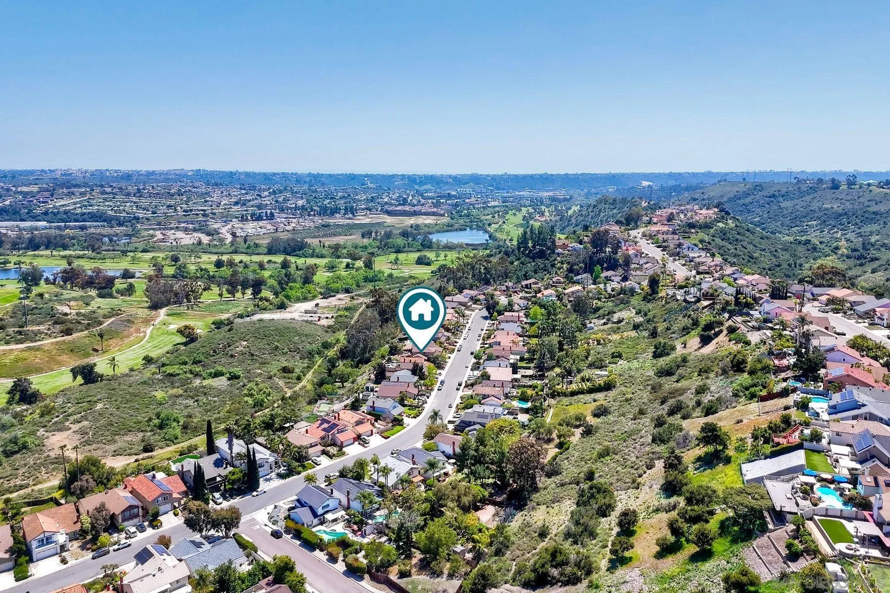 3805 Catamarca Drive San Diego, CA 92124 - Photo 47 of 59 an aerial view of a city