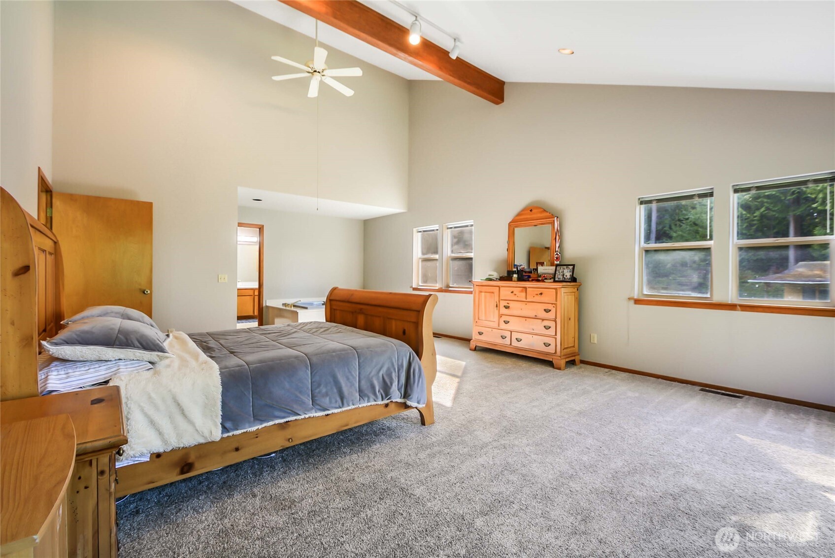 2101 Wagner Road Camano Island, WA 98282 - Photo 14 of 36 a bedroom with a bed and window