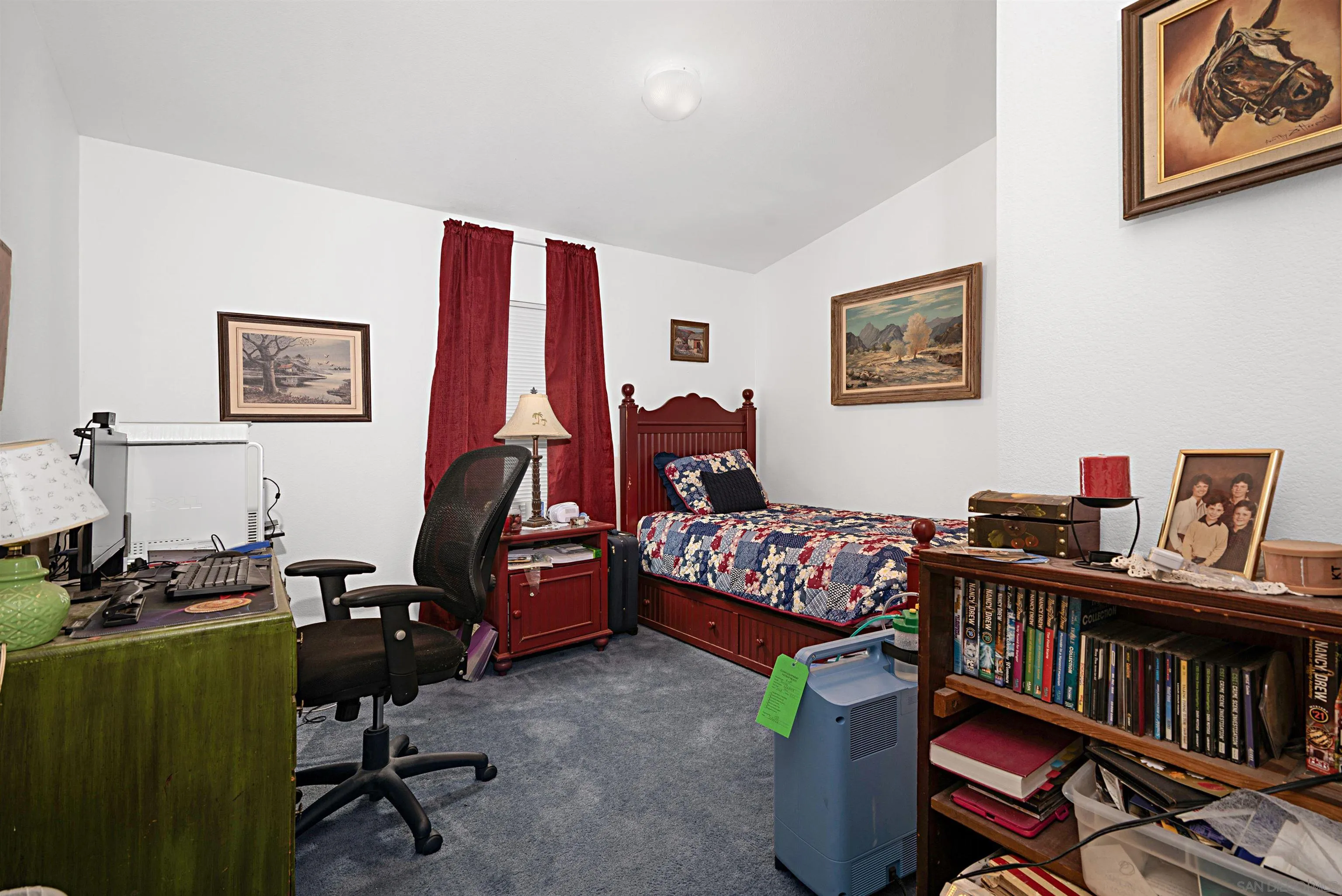 2030 Black Canyon Road, Unit 29 Ramona, CA 92065 - Photo 22 of 35 a bedroom with a workspace