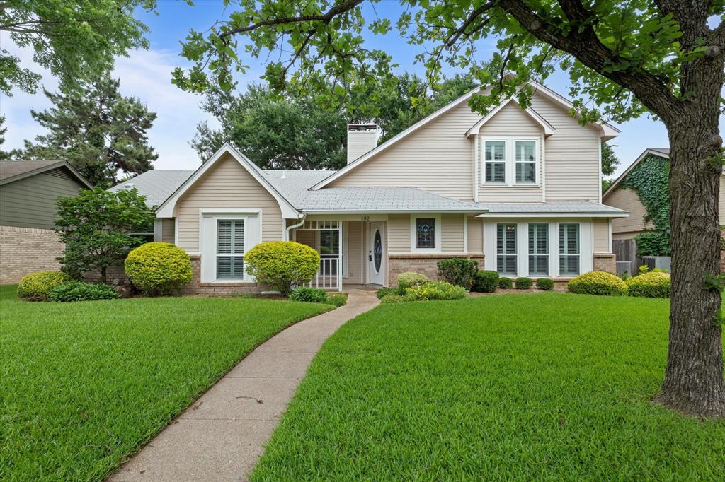 Colorful landscaping and green grass NOT digitally done. It really is this green!