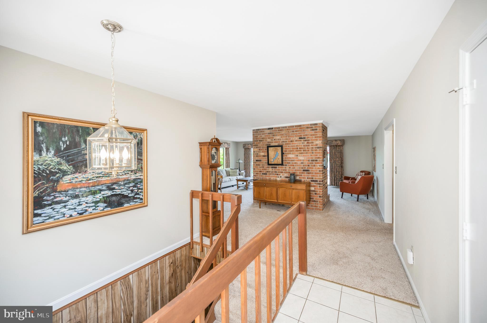 126 Greenspring Road Locust Grove, VA 22508 - Photo 11 of 90 foyer view: brick fp & the lake
